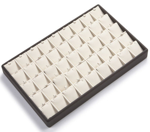 14" x 9" Chocolate/Beige  45 Pendant Tray