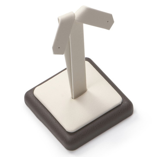 2-1/4" x 2-1/4" Chocolate/Beige Earring  Stand 