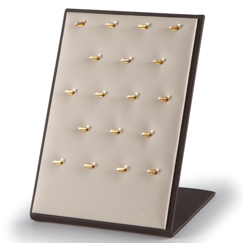 6" x 4" Chocolate/Beige 18 Pendant Stand