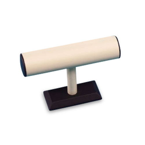 8-1/4" x 3" Chocolate/Beige Bangle T-Bar Stand