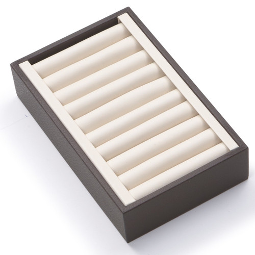 4-3/4" x 7-1/2" Chocolate/Beige Short Bangle Display