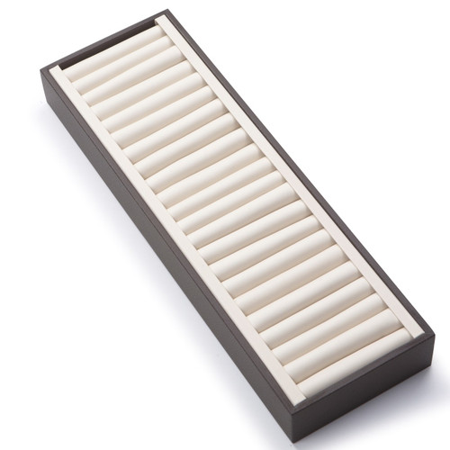 4-3/4" x 14-3/4" Chocolate/Beige Long Bangle Display