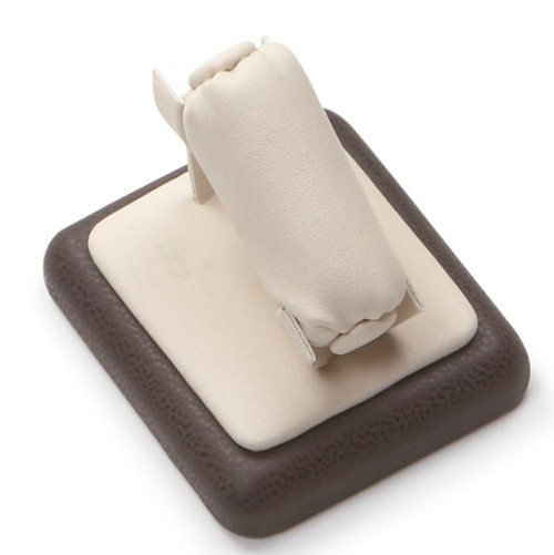 2" x 2-3/4" Chocolate/Beige Ring Stand Display