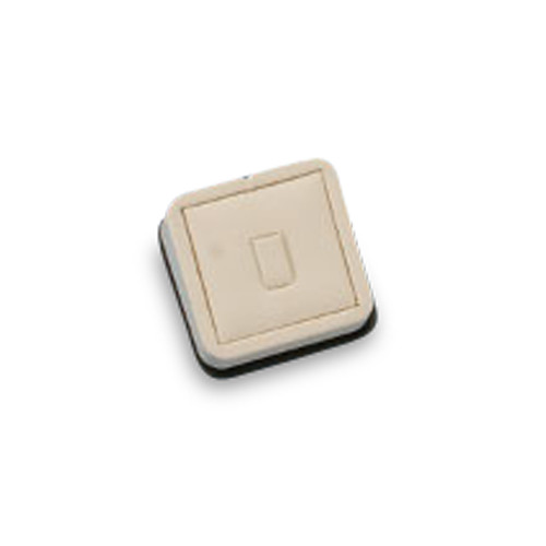 2-1/5" x 2-1/5" Chocolate/Beige 1 Clip Ring Stand