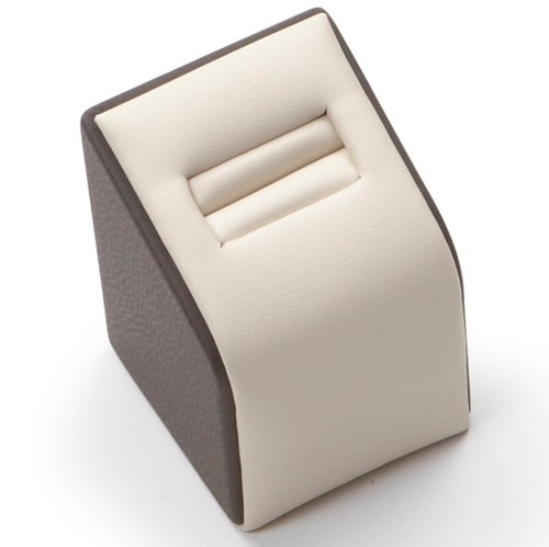 1-1/4" x 1-1/4" Chocolate/Beige 1 Ring Slot Tall Stand