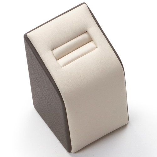 1-1/4" x 1-1/4" Chocolate/Beige 1 Ring Slot Short Stand