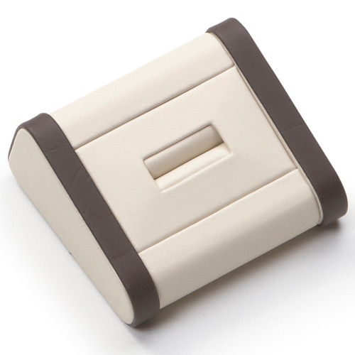 3-1/4" x 3-1/4" Chocolate/Beige 1 Ring Slot Stand