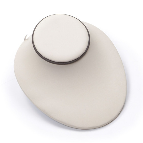 6-3/4" x 8" Chocolate/Beige Large Neck-form