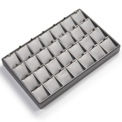 14" x 9" Silver/Gray 28 Pendant Tray