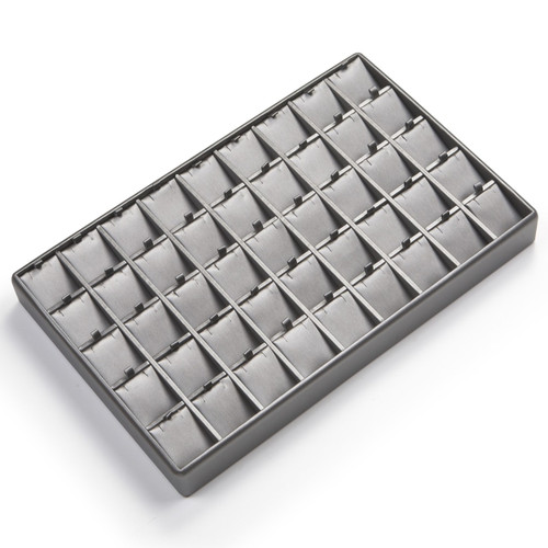 14" x 9" Silver/Gray  45 Pendant Tray