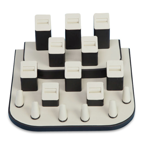 11" Chocolate/Beige Magnetic Display Set