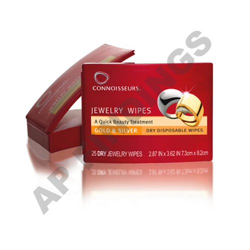 Connoiosseurs Jewelry Wipes (Gold & Silver)