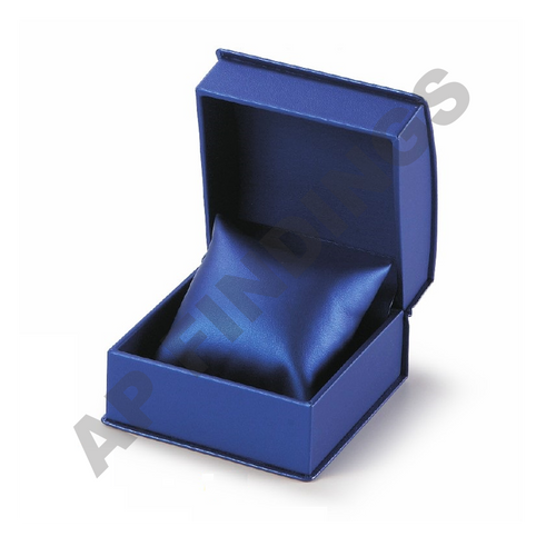 Blue Leatherette Watch/Bangle Box