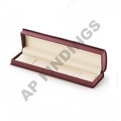 Burgundy Leatherette Bracelet Box