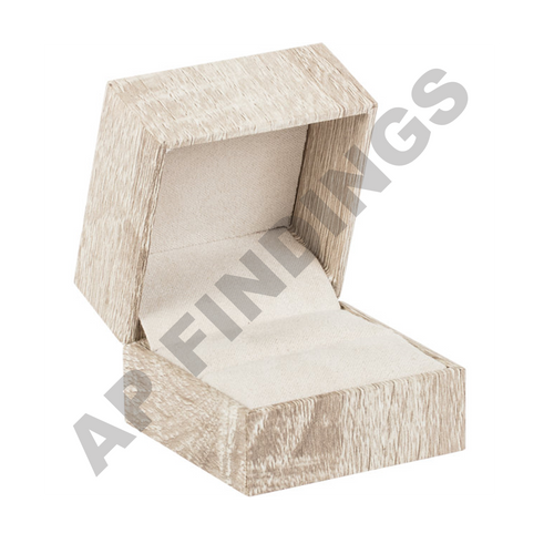Cream Timber Ring Box