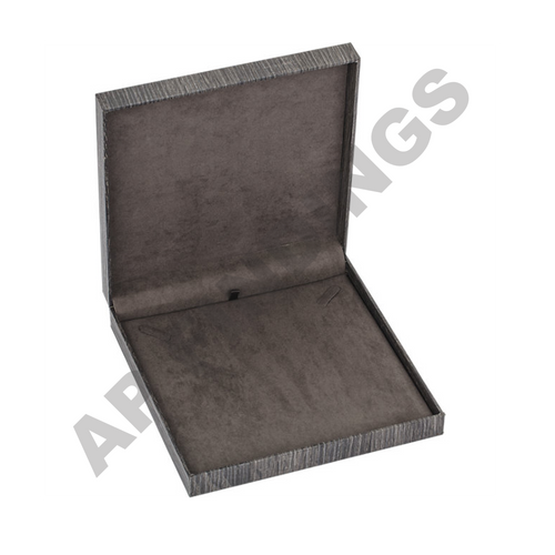 Gray Timber Necklace Box