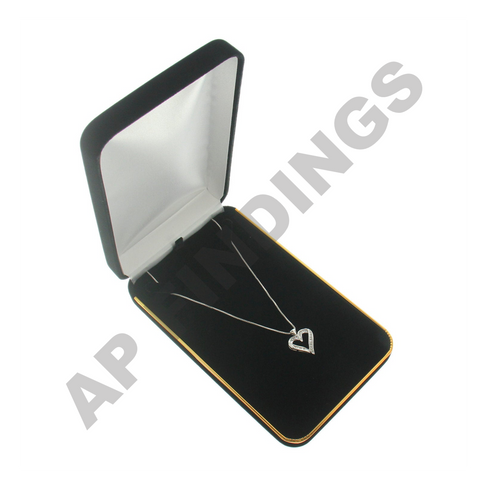 Black Velvet Necklace Box