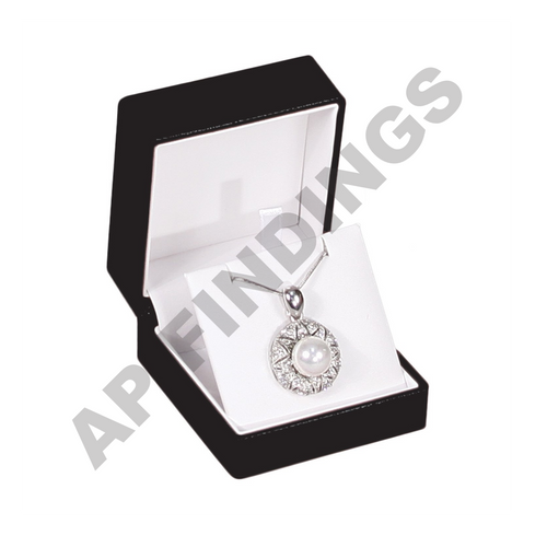 Black Ribbon Packer Pendant Box