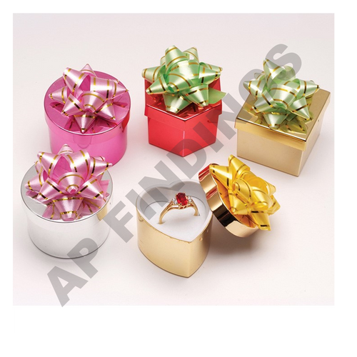 Shiny Metallic Hat Box