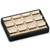 9" x 6" Chocolate/Beige 12 Earring Tray