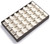 14" x 9" Chocolate/Beige  28 Earring Tray