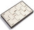 14" x 9" Chocolate/Beige  11 Watch Tray