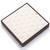 9" x 9" Chocolate/Beige  33 Ring Clip Tray