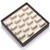 9" x 9" Chocolate/Beige  18 Bar Ring Tray