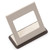 4-3/8" x 2-1/4" Chocolate/Beige  2 Pair Earring Stand 