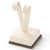 2" x 2" Chocolate/Beige Short Earring  Stand 