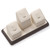 6" x 2-1/3" Chocolate/Beige 3 Clip Ring Stand