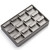 9" x 6" Silver/Gray 12 Earring Tray