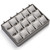 9" x 6" Silver/Gray 15 Pendant Tray