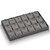 14" x 9" Silver/Gray 18 Earring/Earring Tray