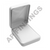 White Leatherette Earring/Pendant Box