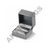 Silver Leatherette Ring Slit Box