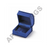 Blue Leatherette Ring Clip Box
