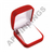 Red Flocked Velour Earring Box