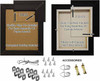 22x28 Picture Frame - Modern 2.5" Wall Poster Frame & Canvas Frame, Black Brown Silver Gold Picture Frames, 631-II