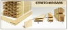 Canvas Stretcher Bars 16" 1 PC  0.75" Canvas Stretcher Frames, Extra Large Stretcher Bars for Canvas Paintings,Prints. Solid Wood Frame for Canvas Stretching Custom Size 6-84", Quality Kiln Dried Pine