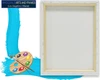 Stretched Canvas for Painting 11x14 5 PK 3/4" Extra Fine Smooth Portrait Cotton Canvas 13 Oz, Triple Primed, Gallery Wrapped, Artist Canvas — image 4