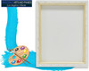 Stretched Canvas for Painting 36x48 5 PK 3/4" Extra Fine Smooth Portrait Cotton Canvas 13 Oz, Triple Primed, Gallery Wrapped, Artist Canvas — image 4