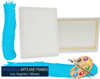 Stretched Canvas for Painting 30x30 Single 3/4" Extra Fine Smooth Portrait Cotton Canvas 13 Oz, Triple Primed, Gallery Wrapped, Artist Canvas — image 3