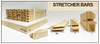 Canvas Stretcher Bars 6" 1 PC 1.5" Heavy Duty Canvas Stretcher Frames, Extra Large Stretcher Bars for Canvas Paintings,Prints.Solid Wood Frame for Canvas Stretching Custom Size 6-96", Kiln Dried Pine