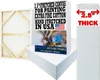 2-1/2 inch Extra Fine Cotton Stretched Canvas for Painting - Image 1