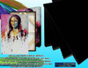 1-1/2 inch black stretched cotton canvas 20x40 single piece image 5