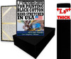 1-1/2 inch black stretched cotton canvas 24x48 box of 5 image 1