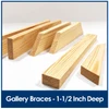 1.5" Deep Canvas Brace Bar 32" 1 PC Solid Wood Frame for Canvas Stretching.Canvas Stretcher Frames.Brace Bar for Needlework.Oil Paintings.Extra Large Canvas 20-72" Custom Size Brace Bar