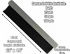 62" Black Canvas Rolls for Painting Large Canvas Fabric by the Yard 6|25|50|100 Yd 13oz Black Gesso Primed Artist Canvas Roll, Cotton Duck Unstretched Quality Fabric for Painters, SDK Murals, Backdrops