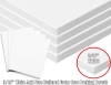 Acid Free Buffered Foam Core 3/16" Backing Board : 12 X 24